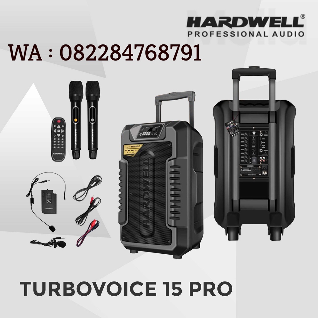 Speaker Hardwell TurboVoice 15 Pro Speaker Portable Hardwell 15 inch Turbo voice Hardwell turbovoice