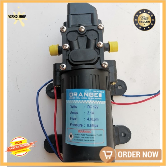 [COD] Dinamo Pompa Air OSSEL 12 Volt DC Sprayer ELEKTRIK MINUM 70 Psi