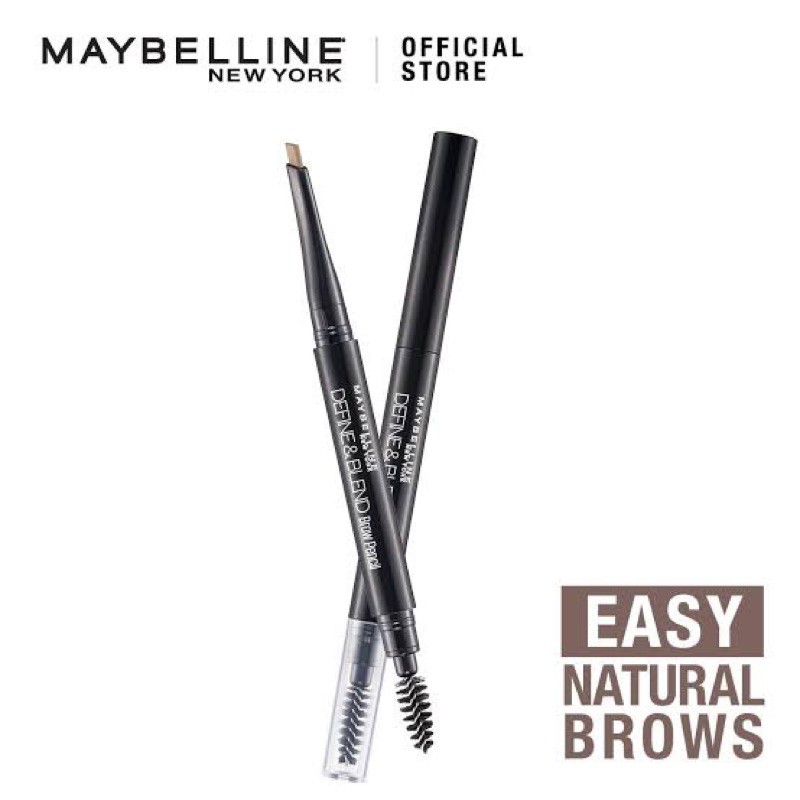 Maybelline define and blend eyebrow pensil alis pencil maybeline