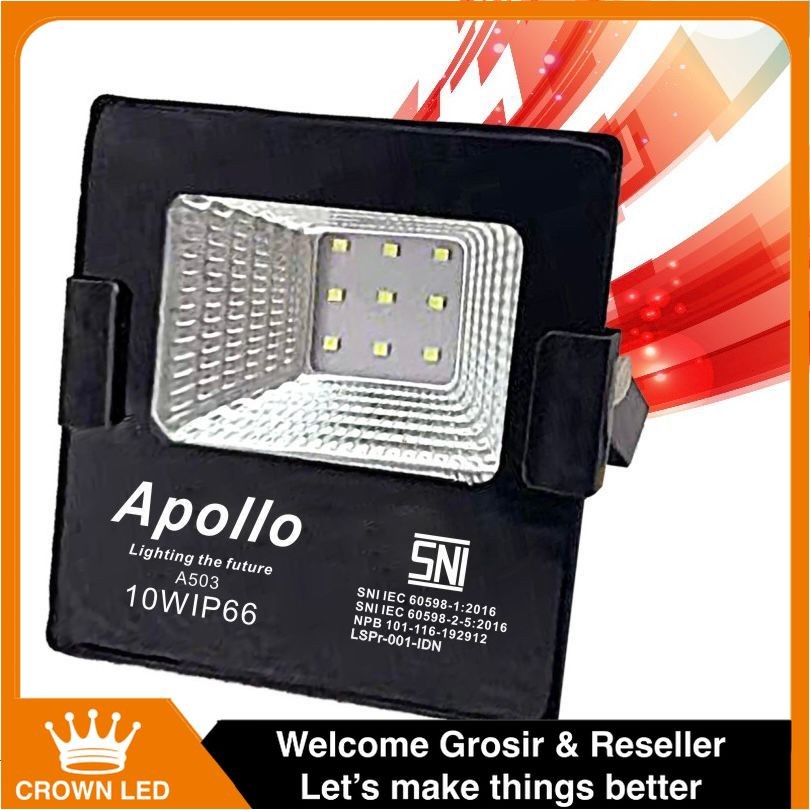 Lampu Sorot LED 10 Watt IP66 LED Flood Light Out Door CAHAYA putih