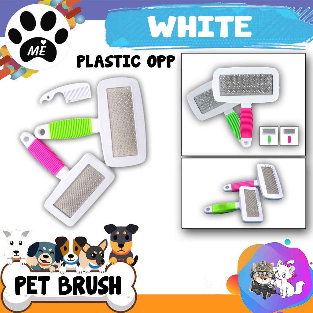 Pet Grooming &quot;WHITE OPP&quot; Sisir Hewan