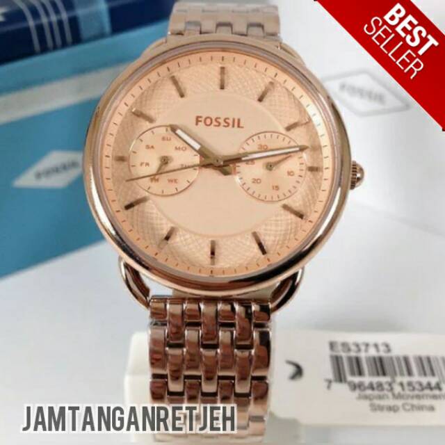 JAM TANGAN WANITA FOSSIL ES3713 ROSEGOLD STAINLESS