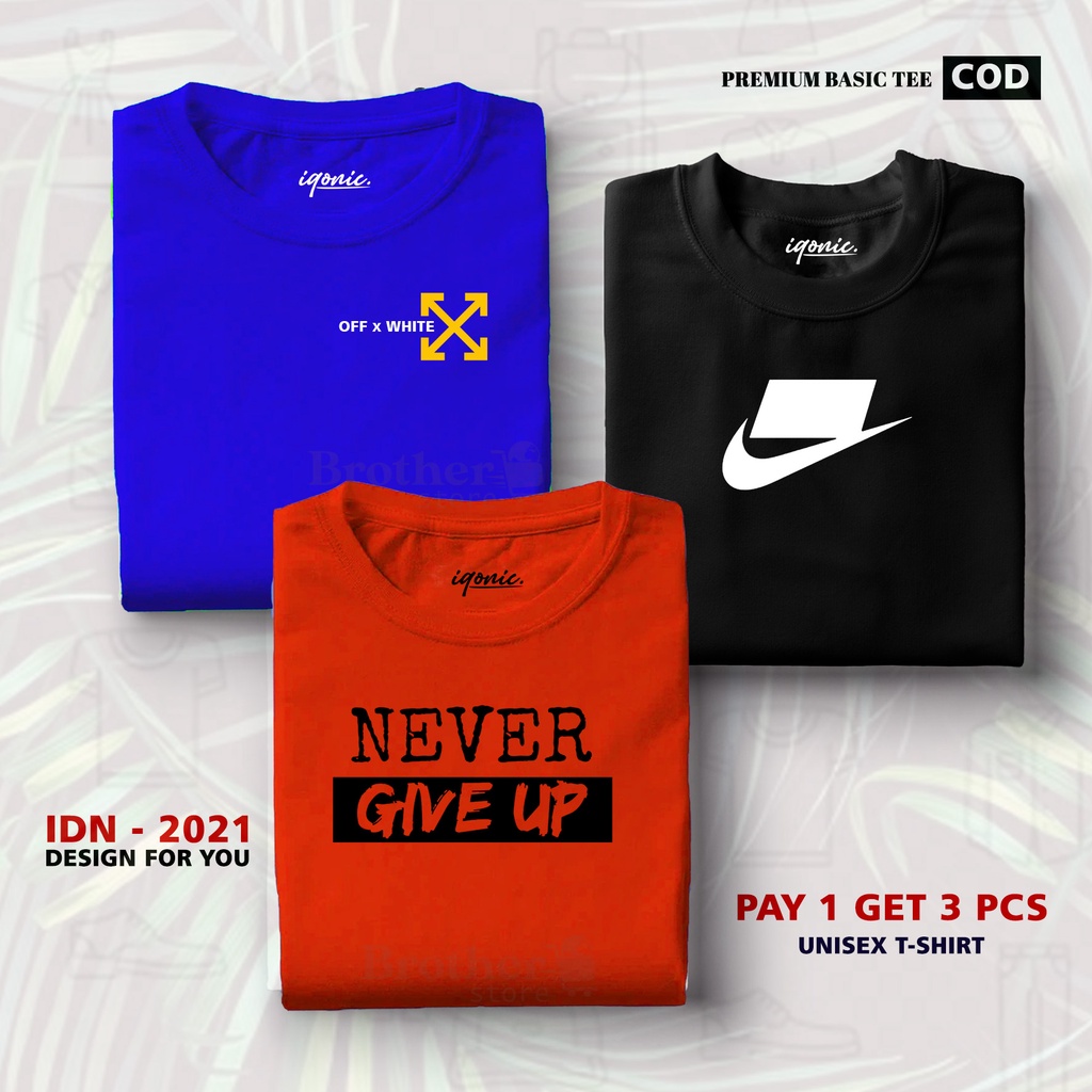 BUY 1 OR 3 PCS ( PROMO COD ) BROTHER STORE / Kaos Distro100% Catoon Combed 30s / ARTICELONN