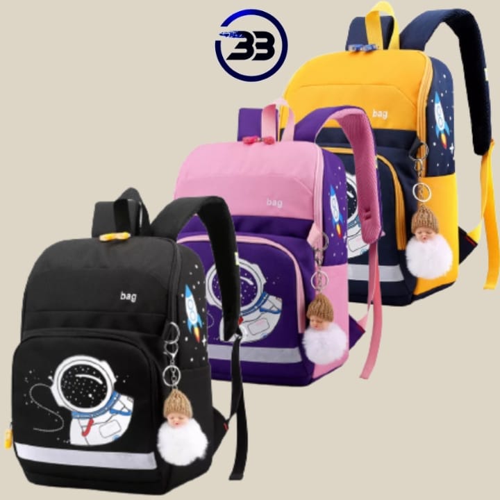 BATOSAI ASTRONOT BAGS - Tas Ransel Anak Sekolah Karakter Fashion Kids Astonot Backpack Cute Murah Batam Tas Kanvas import