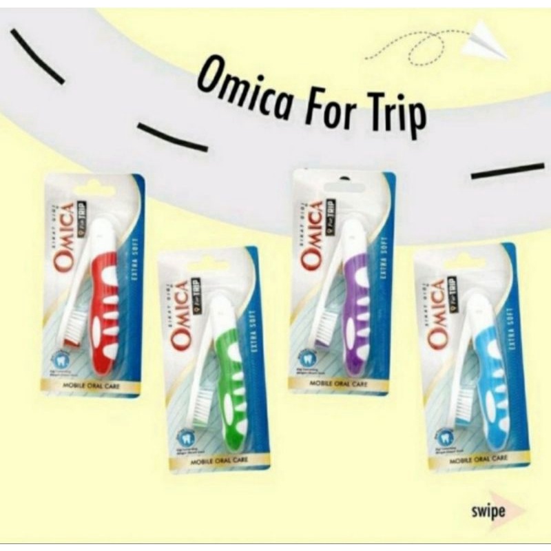 Sikat Gigi Omica For Trip Travel ToothBrush (Kode Omica Trip)
