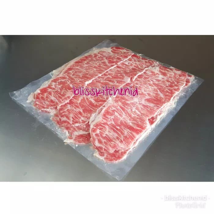 

Sirloin Kazoku Meltik Beef Sliced / Striploin Beef Meltik Slice 250gr