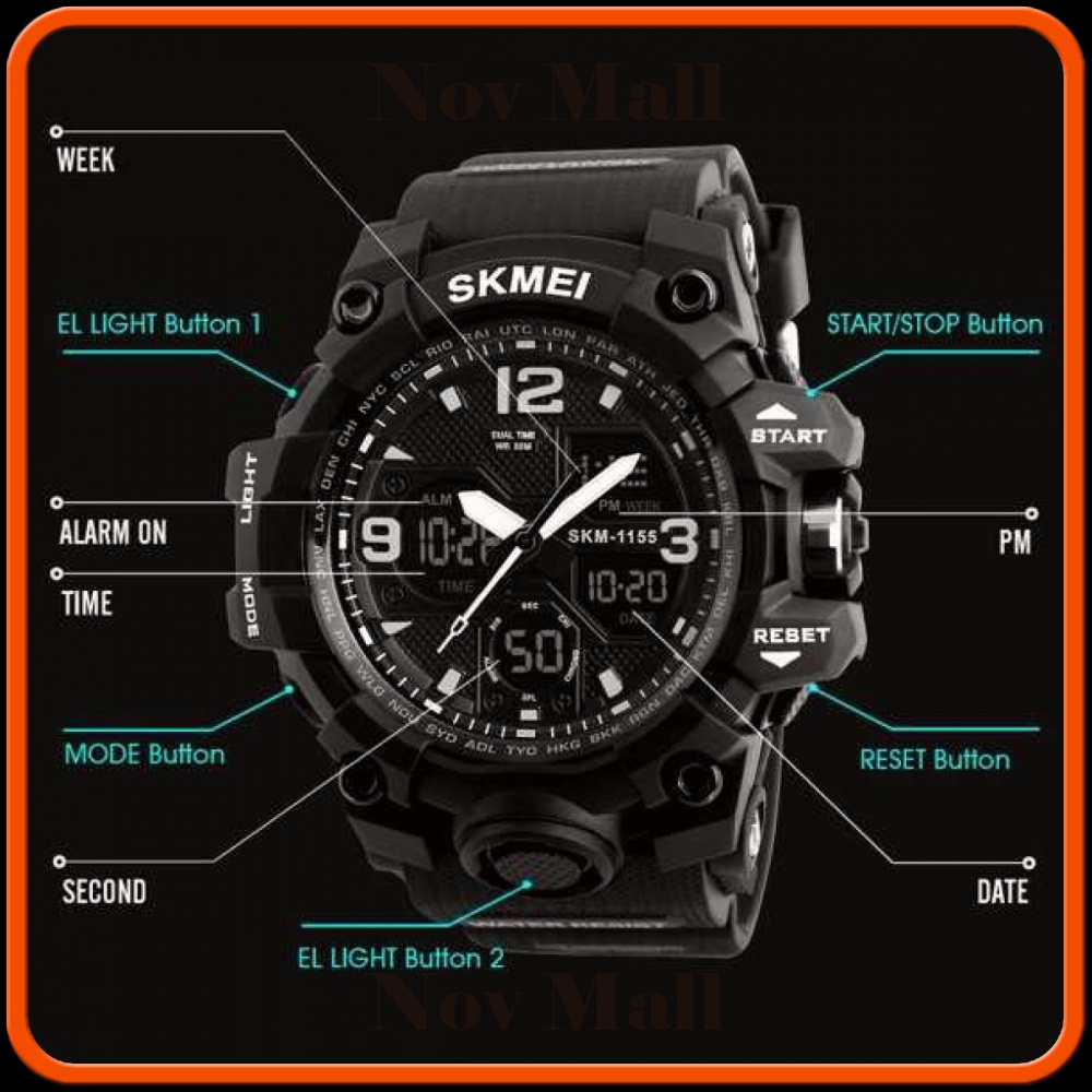 SKMEI Jam Tangan Analog Digital Pria - AD1155B