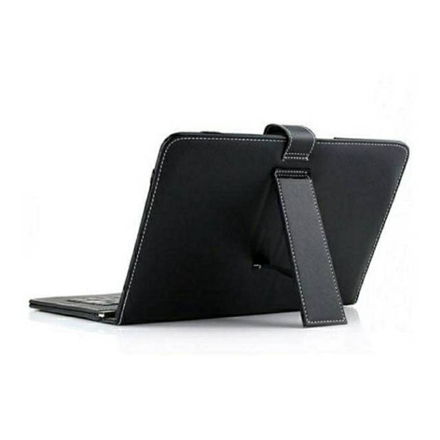 Keyboard untuk tablet 8 9 10 Inch Micro USB Tablet Keyboard Bracket Protector Keyboard Leather Case