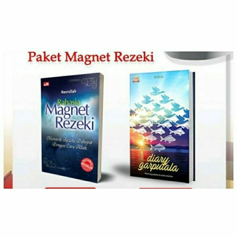 PROMO Buku Paket Rahasia Magnet Rezeki dan Diary Garputala