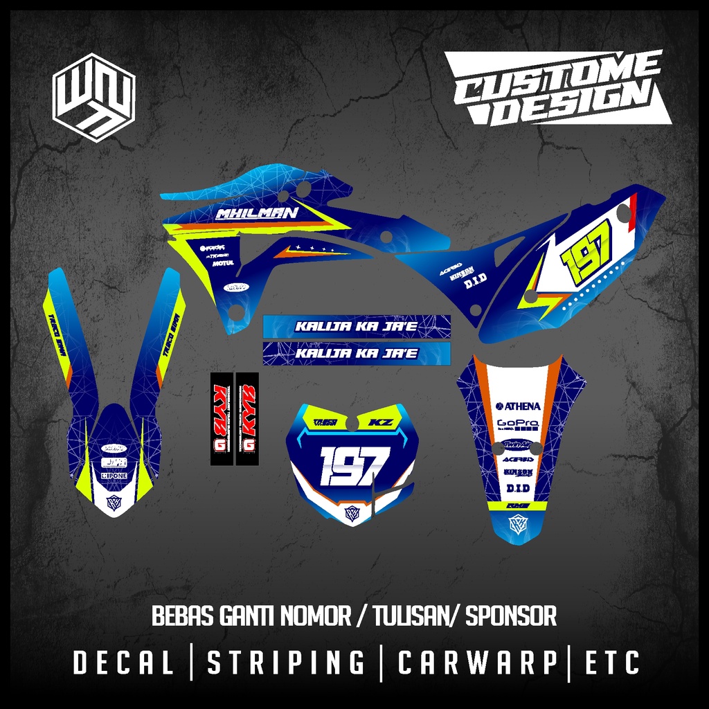 DECAL KLX 150 /KLX GORDON/KLX S/KLX BF FULL BODY 30