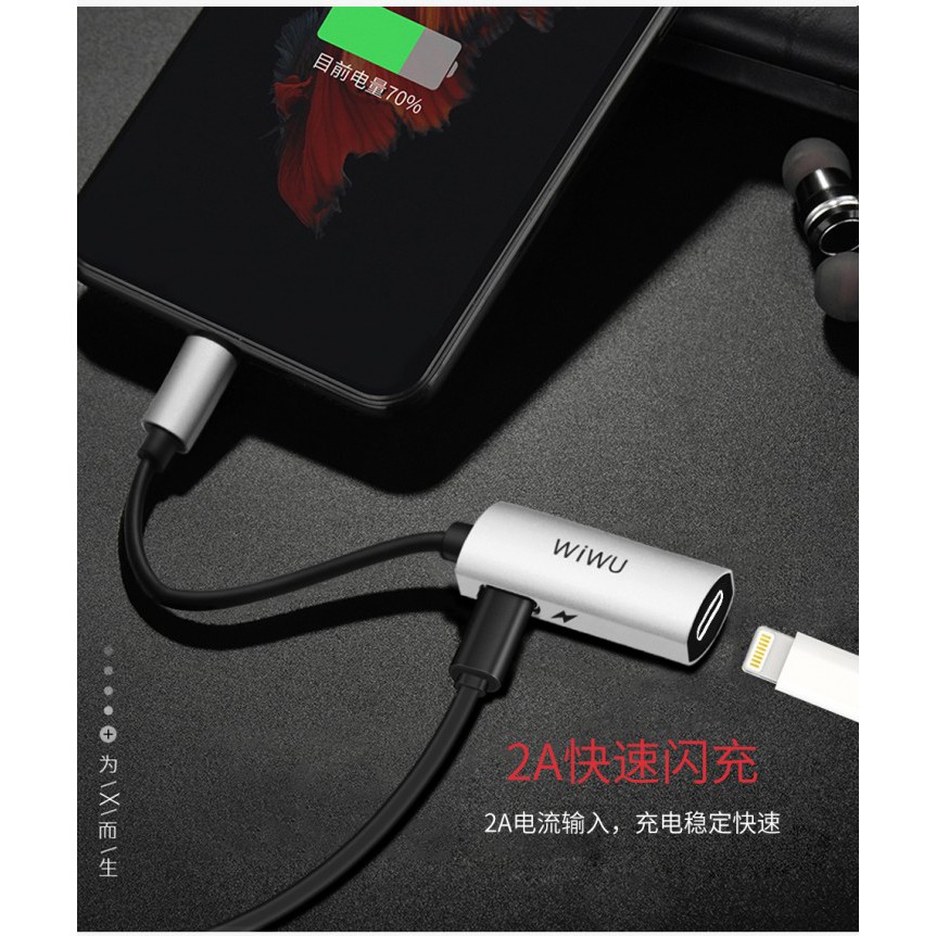 771 WIWU PREMIUM LT02 - 2x Lightning Adapter Iphone