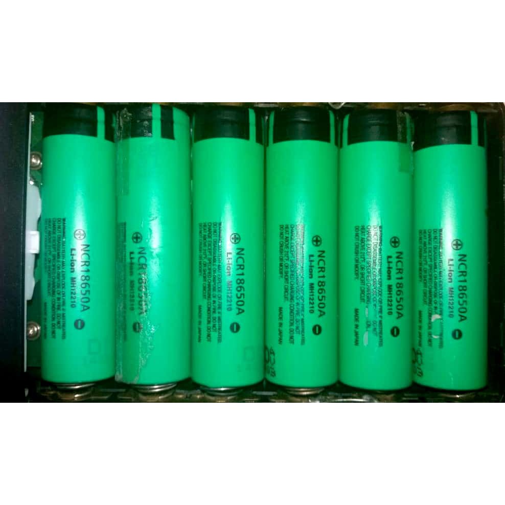 Baterai18650 Original NCR18650A Max.3100 Mah Full Charged 3.7v-4.1v