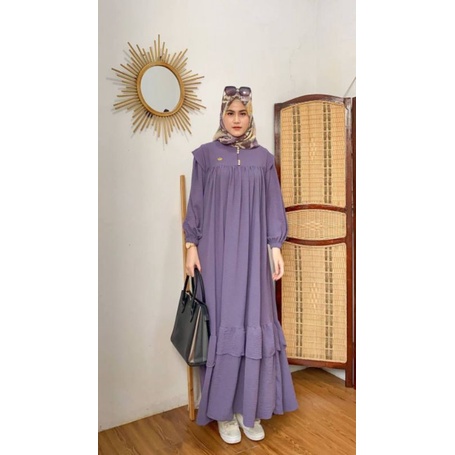 NEW KALA DRESS | BAJU WANITA | DRESS CRINKLE AIRFLOW | DRESS VIRAL | DRESS KEKINIAN | DRESS MUSLIMAH