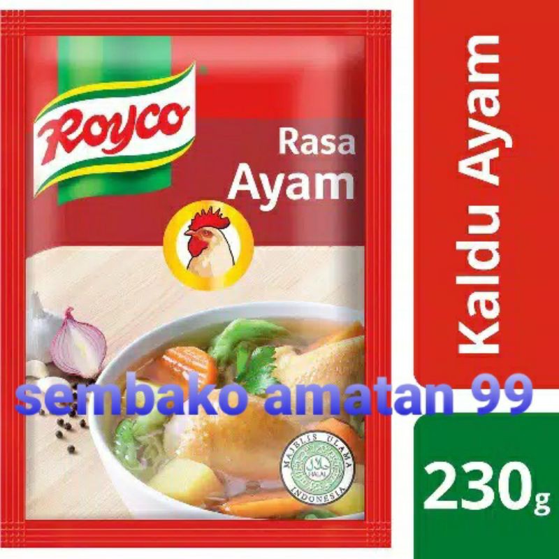 Royco Bumbu Penyedap Makanan Rasa Kaldu Ayam 220 Gram