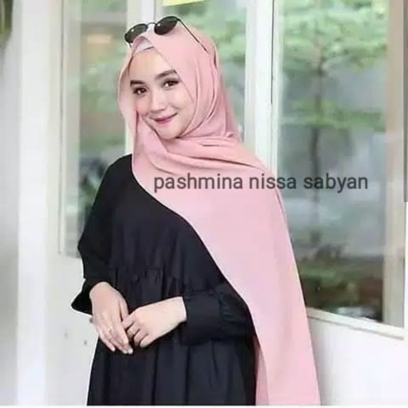 Pashmina nissa sabyan hijab jilbab diamond kerudung pashmina sabyan 70x150 cm