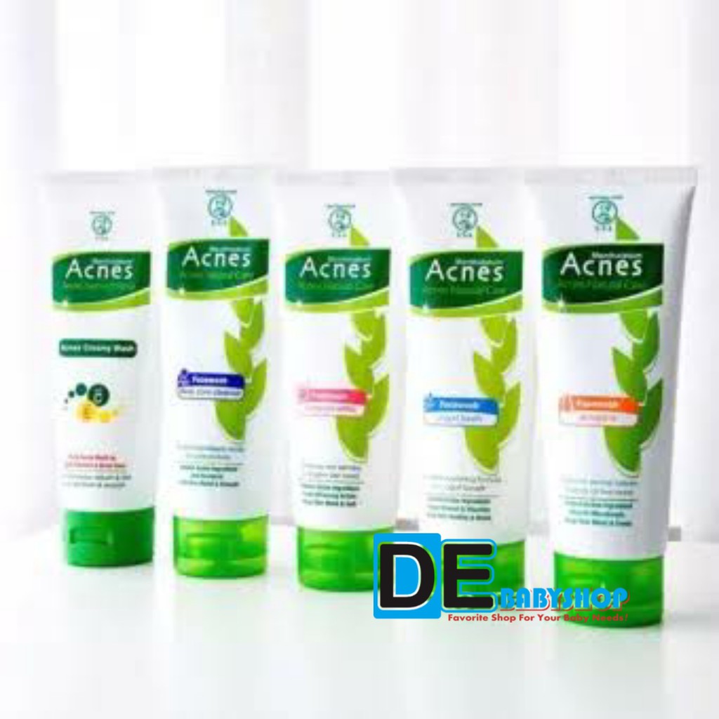 Acnes Creamy Wash Foaming  Acnes Natural Care Facewash 50Gr 100Gr Sabun cuci muka anti jerawat badan