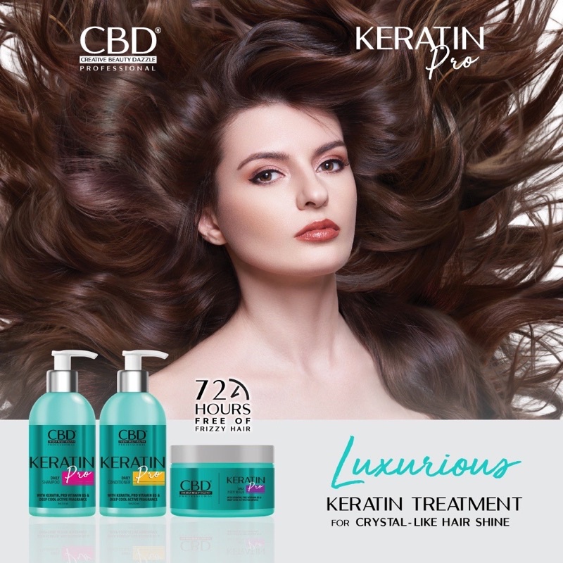 CBD Keratin PRO Daily Shampoo / Condtioner (250ml )