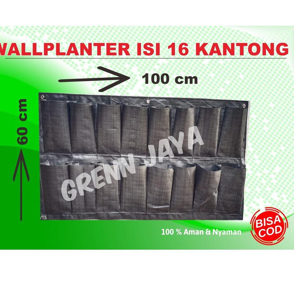 【JOB】 wallplanter isi 16 kantong