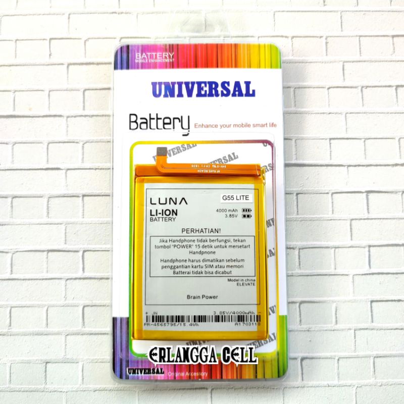 BATRE BATERAI LUNA G55 LITE / BATRE LUNA G55 LITE / LUNA G55 LITE