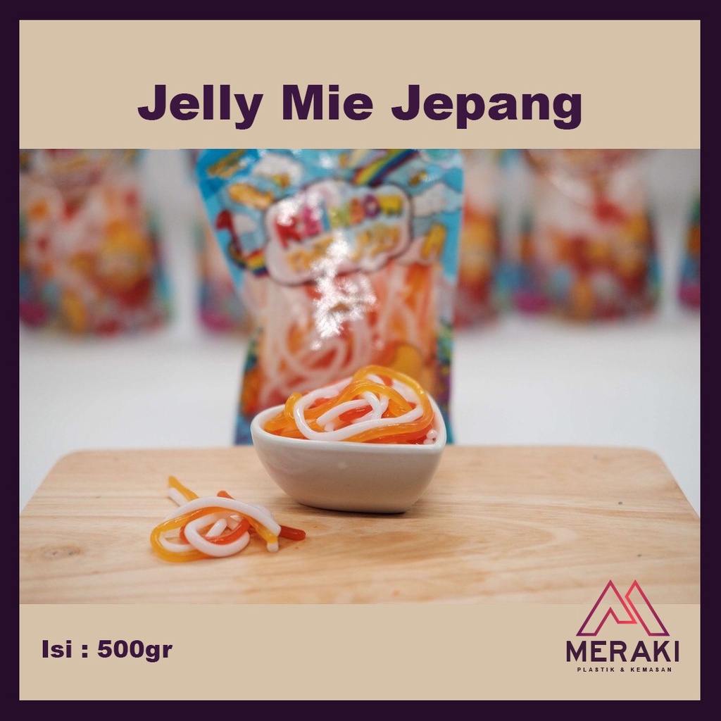 

Rainbow Nata Jelly Agar Ager Minuman Toping 500g Motif Telur Mie Huruf
