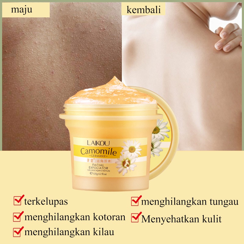 lulur pemutih badan herborist body scrub lulur mandi 250g permanen dan alami Body &amp; Face Scrub Whitening Peeling Kulit Ayam kulit memutihkan badan/memutihkan kulit/memutihkan tangan