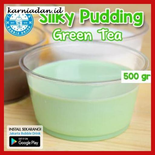 

RAGA-RAGA- GREEN TEA SILKY PUDDING POWDER - BUBUK SERBUK PUDING SEDOT PUDOT -GNIDUP-NAHAB.