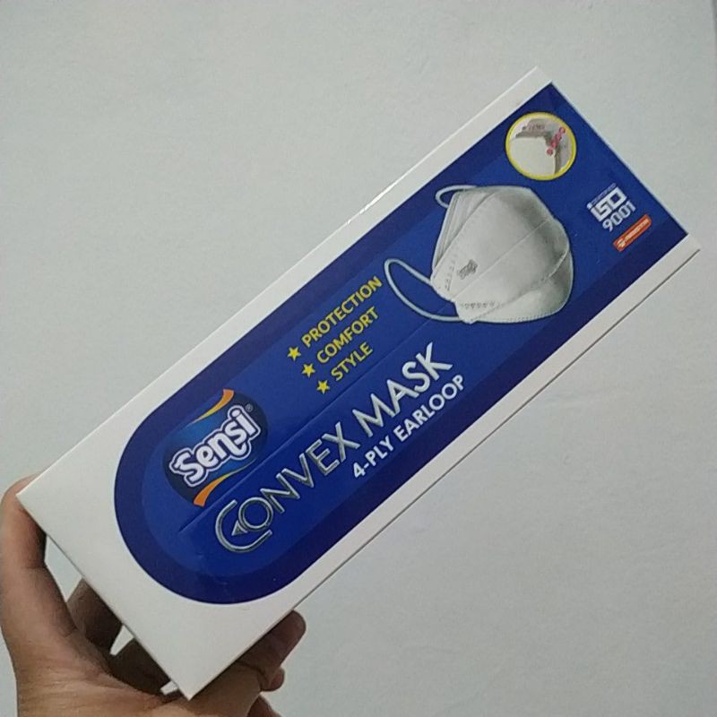 Masker Sensi 4ply ( Sensi Convex Mask )