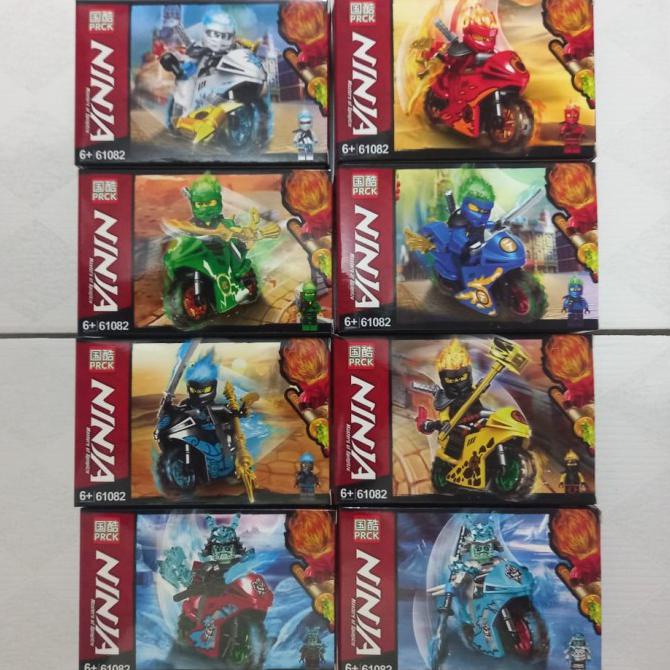 Hadir Prck 61015 Ninja Go Motor Shinobi Minifigure Ninjago Brick / Lego Terbatas