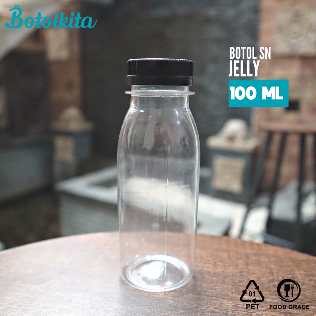 Jual Botol Plastik SN 100ml Botol Plastik Jelly 100ml Botol Zam Zam 100ml Short Neck