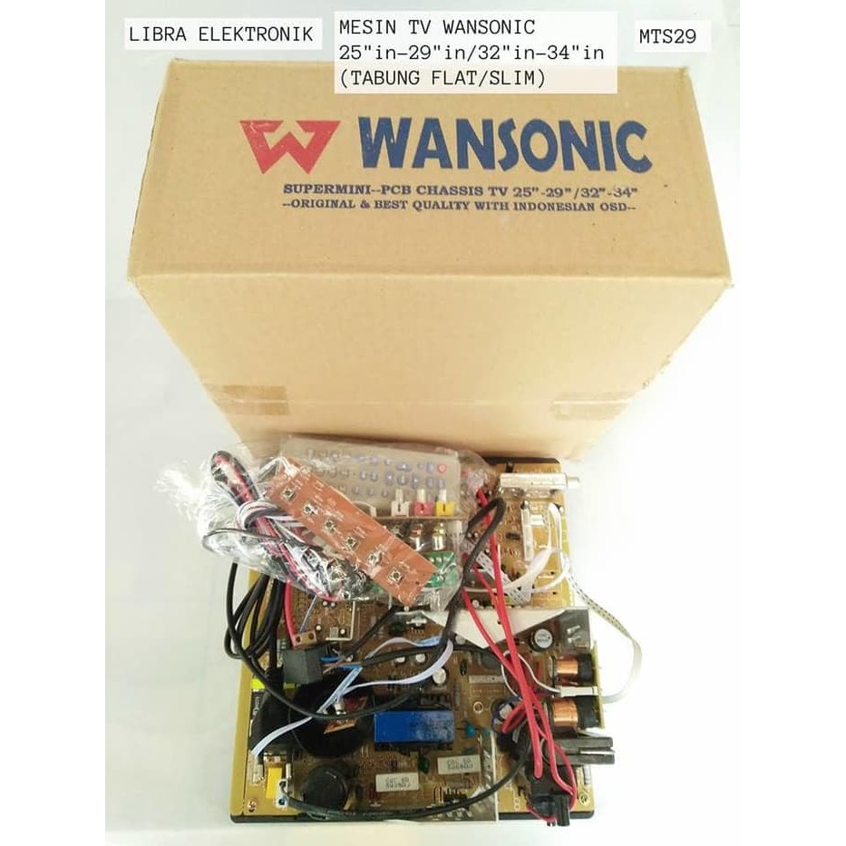 Mesin TV Wansonic 25in Sampai 29in Tabung Slim untuk segala merk