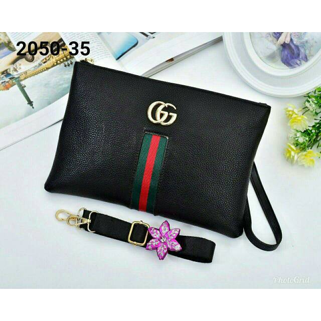 Tas gucci* Clutch 2050-33, 2050-35, 3377-13, G02, V13 wanita branded batam import FS