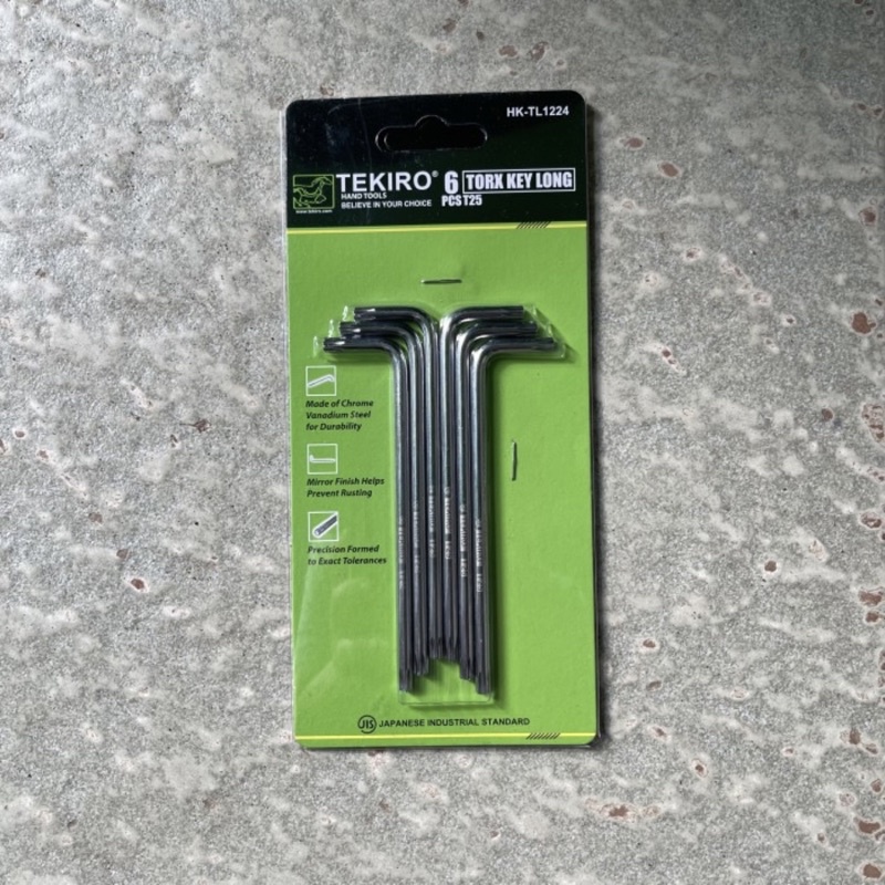 kunci L bintang T25 tekiro