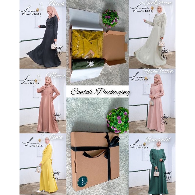 Paket Hemat Hampers Gamis set Hijab+Bros//Hampers Kado//Hampers Lengkap