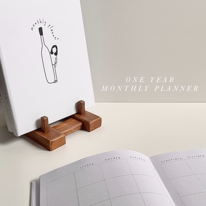 

[RESTOCK] One Year Monthly Planner (Notebook/Planner/Annual Planner/Hard cover)