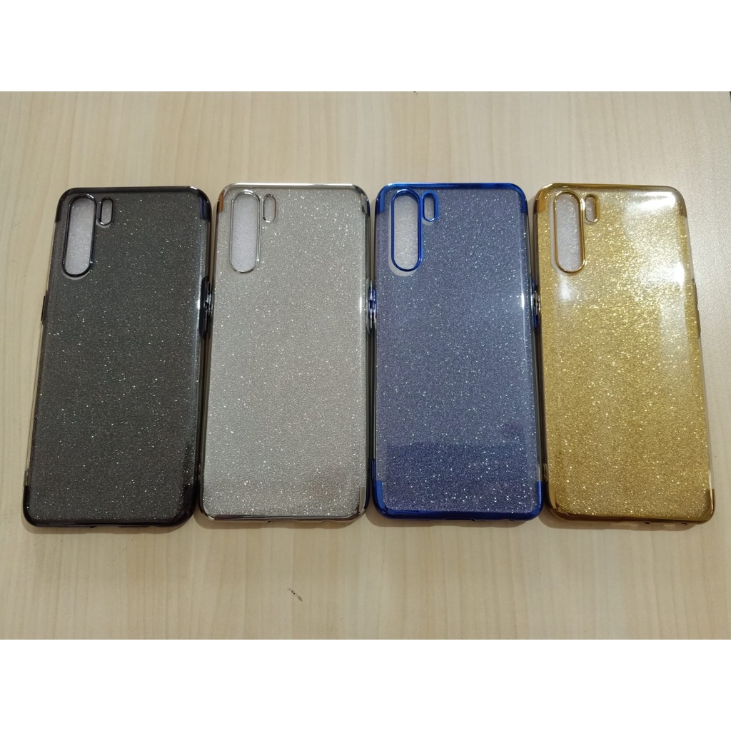 soft case 2 in 1 glitter Oppo A91