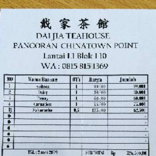 

Orderan Pak Fendy