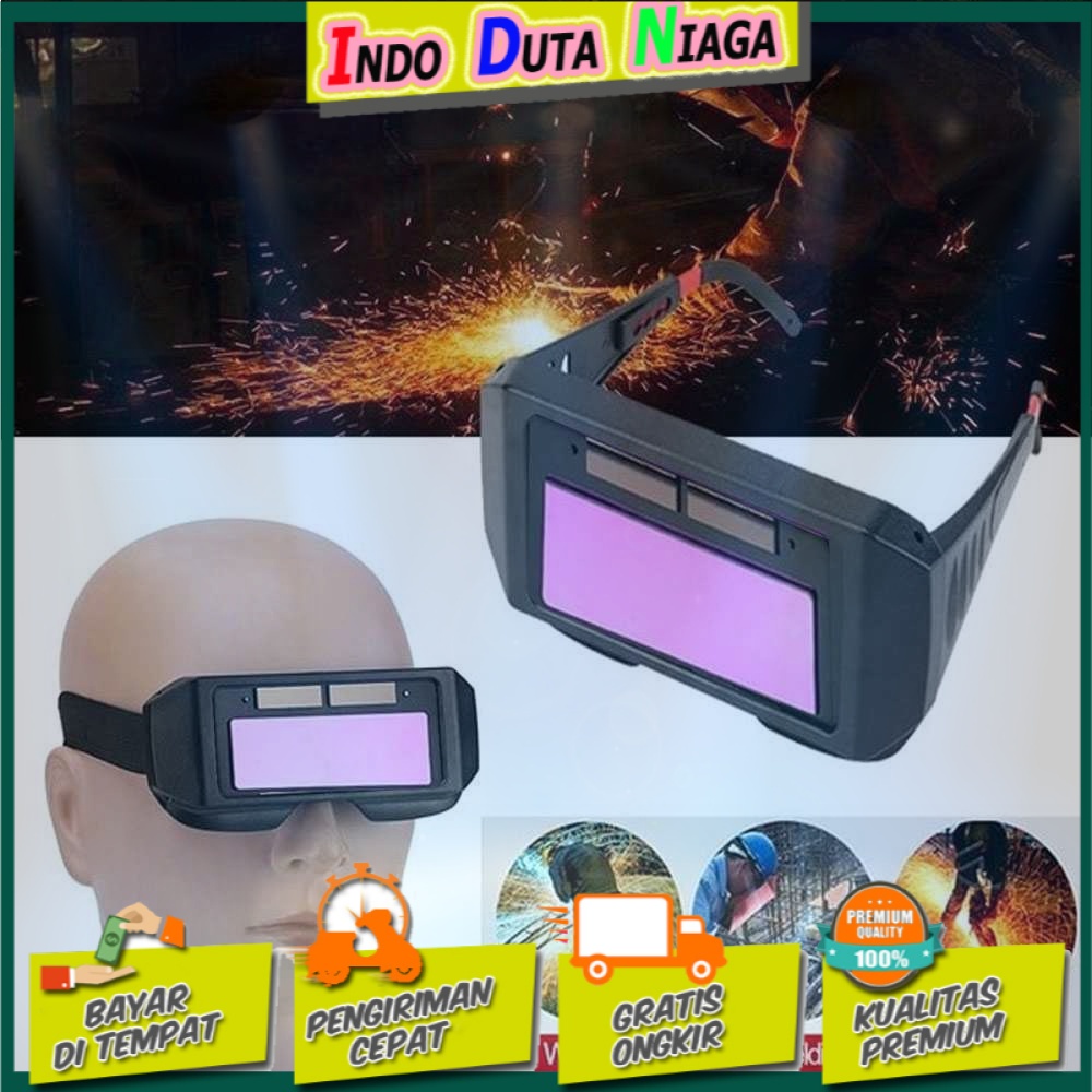 TaffGuard Kacamata Las Otomatis Auto Darkening Soldering Googles 5100B