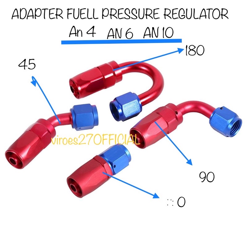 Adapter Fitting FPR AN 4 6 & 10