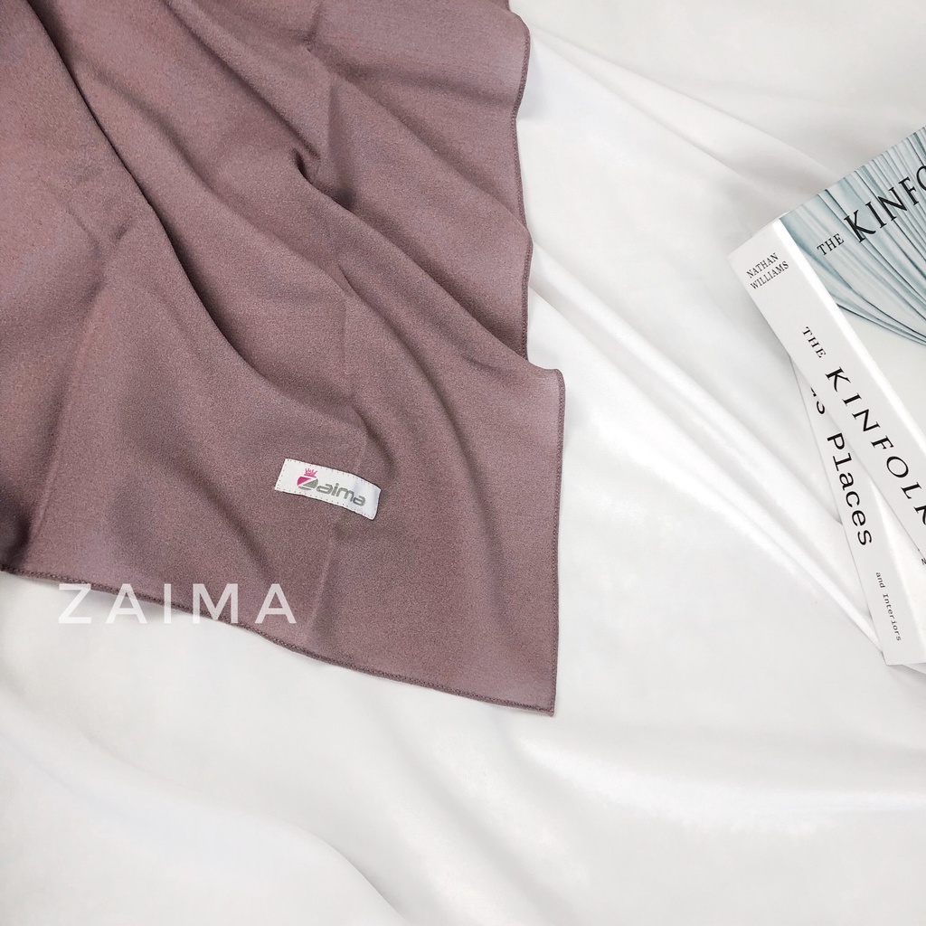 Pashmina Jumbo 220 x 120 cm Diamond Crepe Lebar Syari'i Tebal-Grape