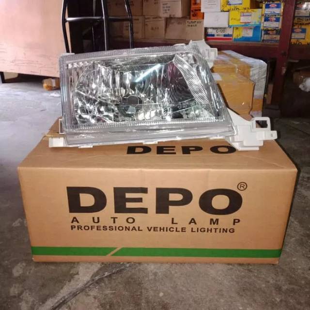 Lampu Besar / Lampu Kabut Kijang Kapsul 7k 2000 2001 2002 Kanan (Depo Asli )