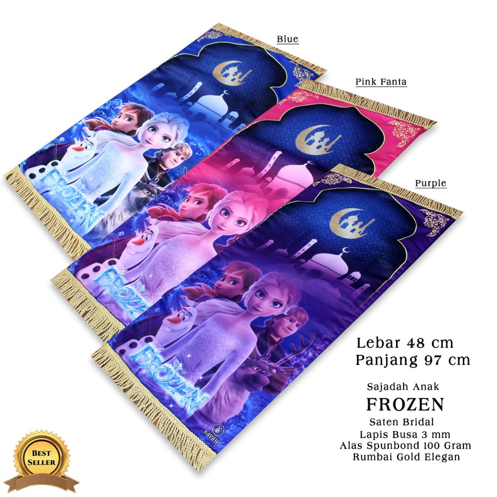 Sajadah Karakter Anak Frozen/Harga Grosir/Best Seller/Bisa COD