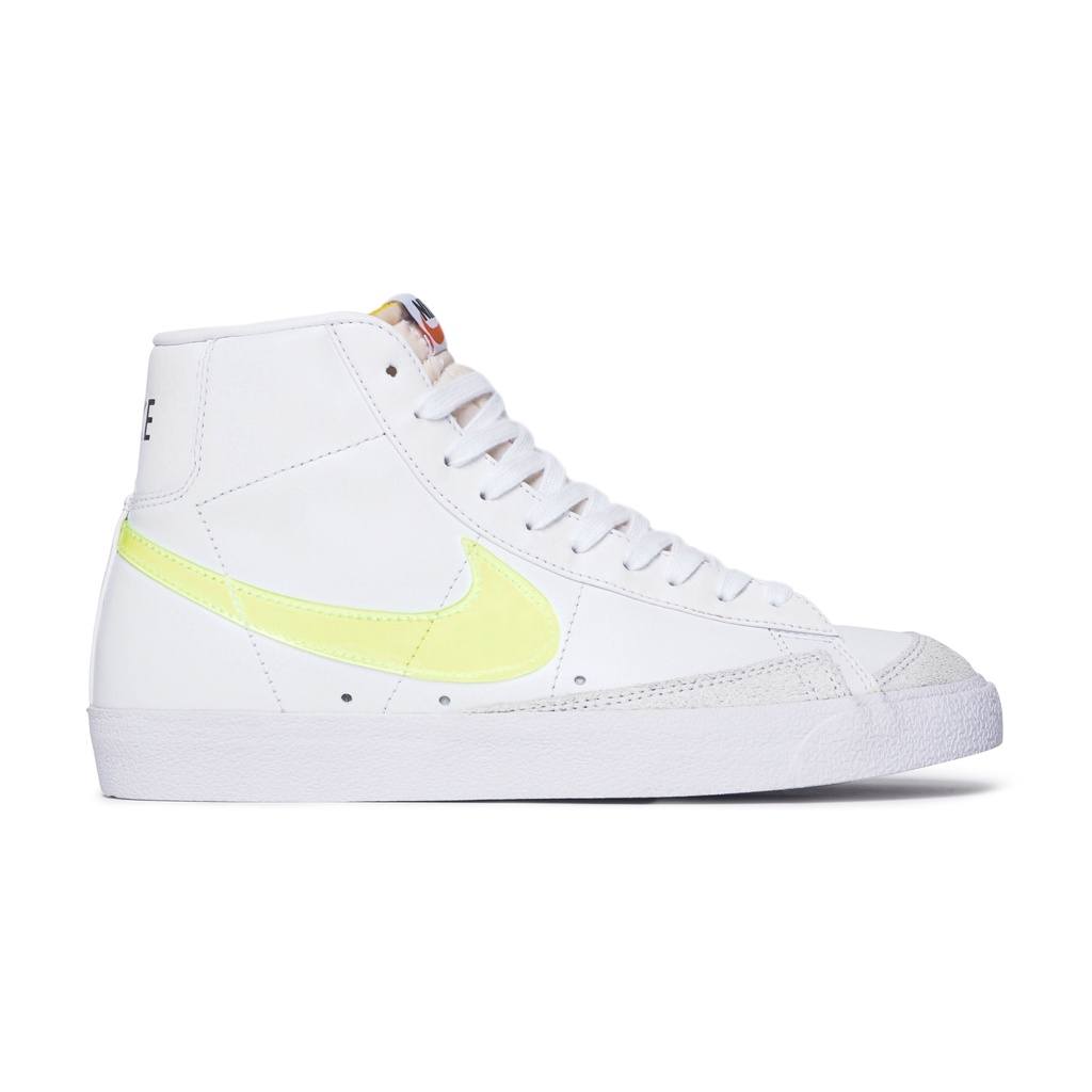 Nike Blazer Mid '77 White/Volt Orange Sneakers Wanita ORIGINAL