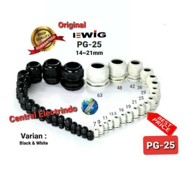 Cable Gland EWIG PG-25 (24~21mm)