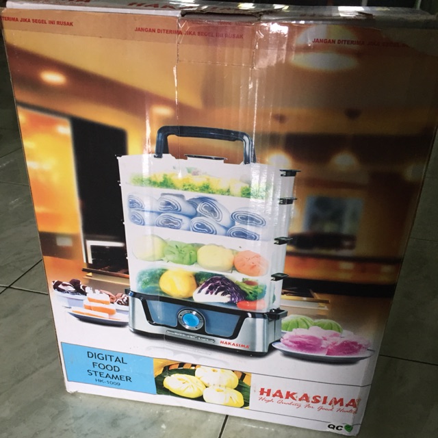Hakasima Food Steamer HK 1009 warna hitam