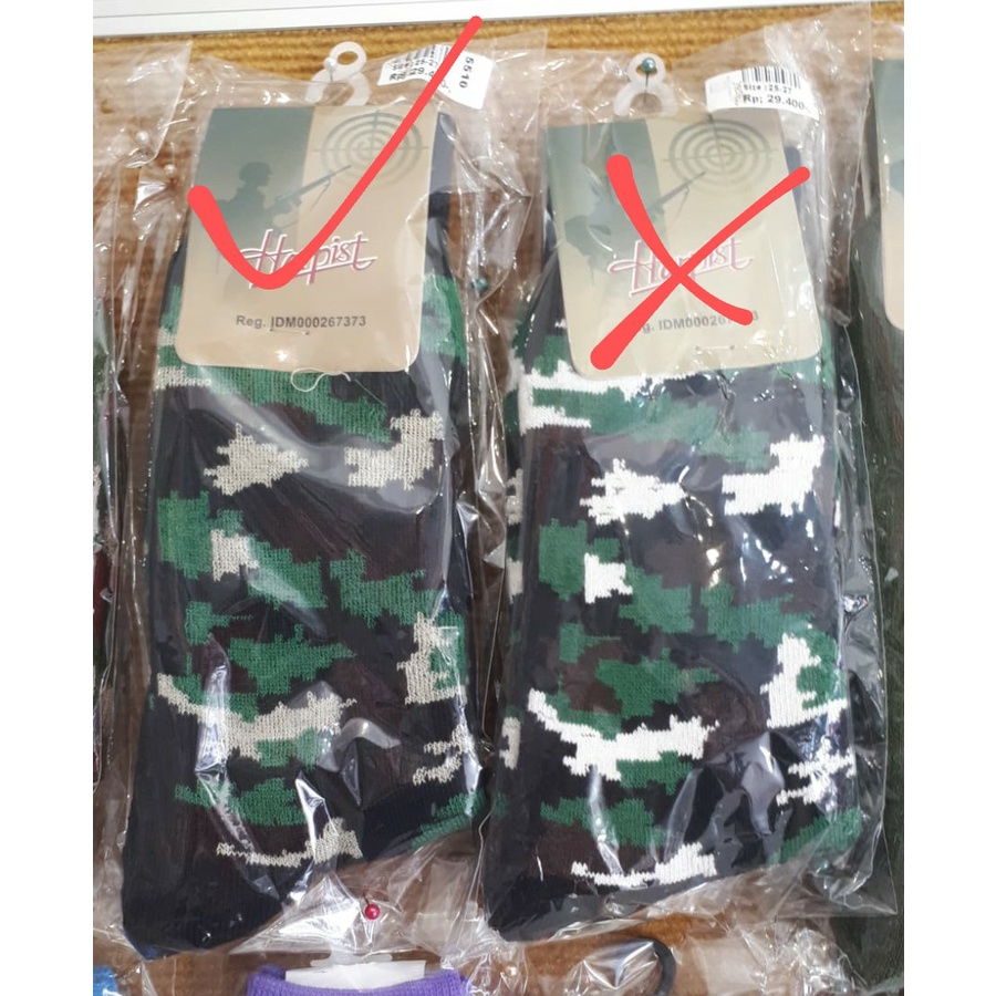 Kaos Kaki Tebal PDL Tentara Polisi Tactical Outdoor Pendakian ORIGINAL HARPIST Salam Store (COD bisa)-DORENG KOSTRAD