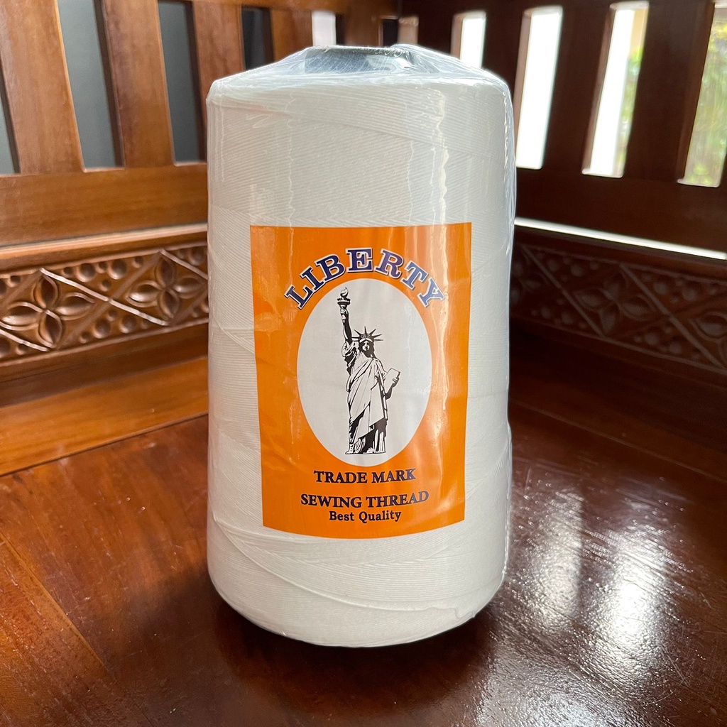 Benang Jahit Benang Jahit Karung Benang Jahit Karung Warna Putih Benang Jahit Polyester 20/6 Ukuran 