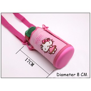 BK125 Tas Sarung Botol Air Minum Anak Cewek Hello Kitty