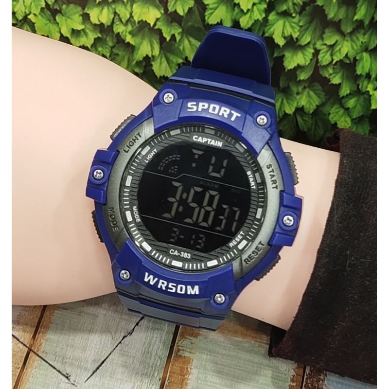 JAM TANGAN FASHION PRIA CAPTAIN DIGITAL