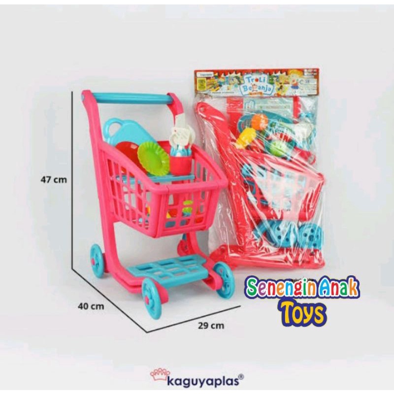 Mainan Trolley Jumbo Troli Besar Murah Main Belanja belanjaan - SenenginAnak