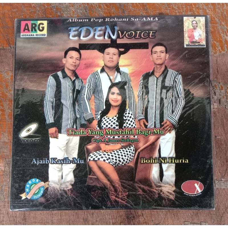 Kaset Vcd Original lagu Rohani Eden voice